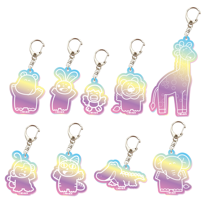 LAND】オーロラアクリルキーホルダー <ランダム9種>– ギンビス LAND】オーロラアクリルキーホルダー <ランダム9種>– ギンビス