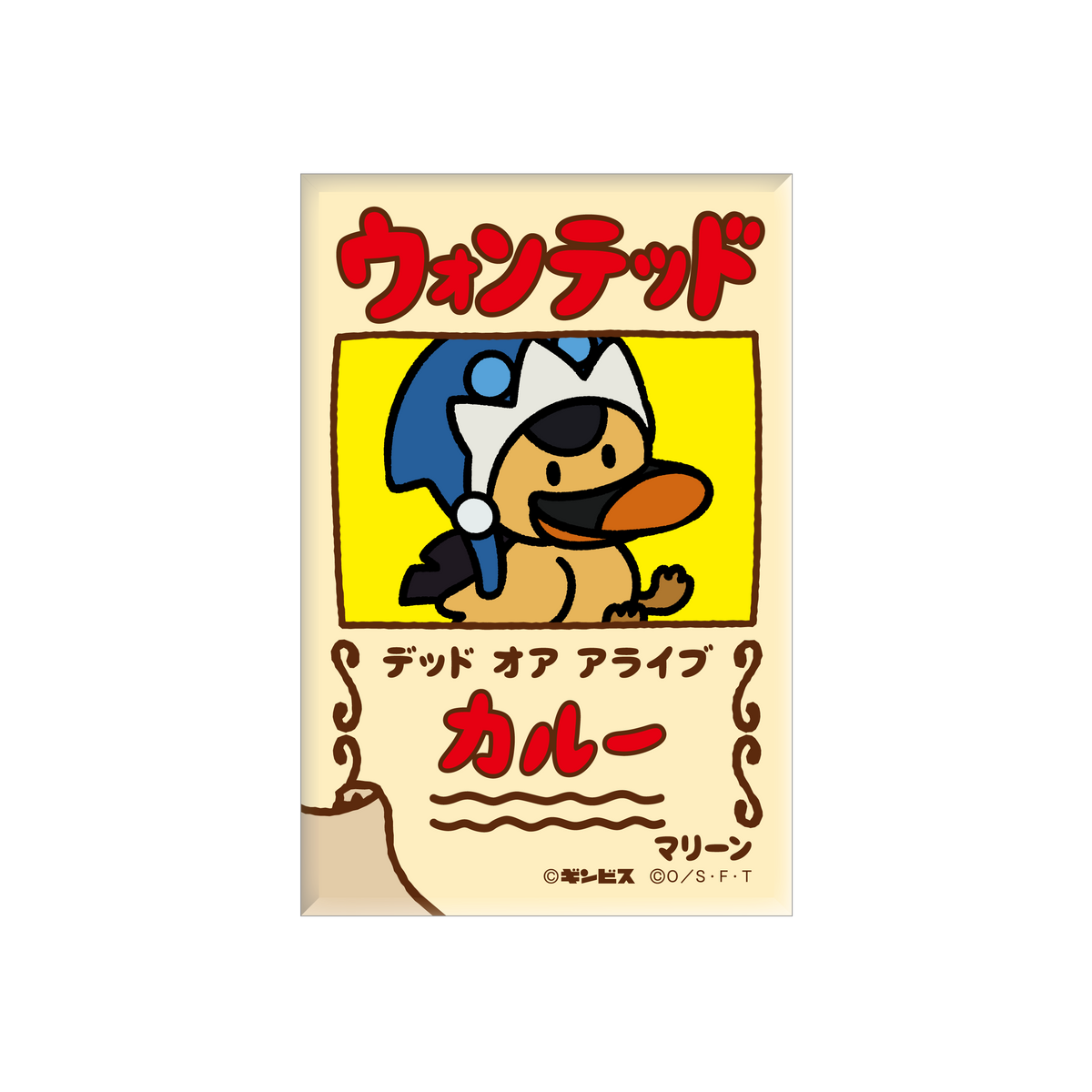 たべっ子どうぶつ×ONE PIECE 缶マグネット／カルー– ギンビス・マーケット