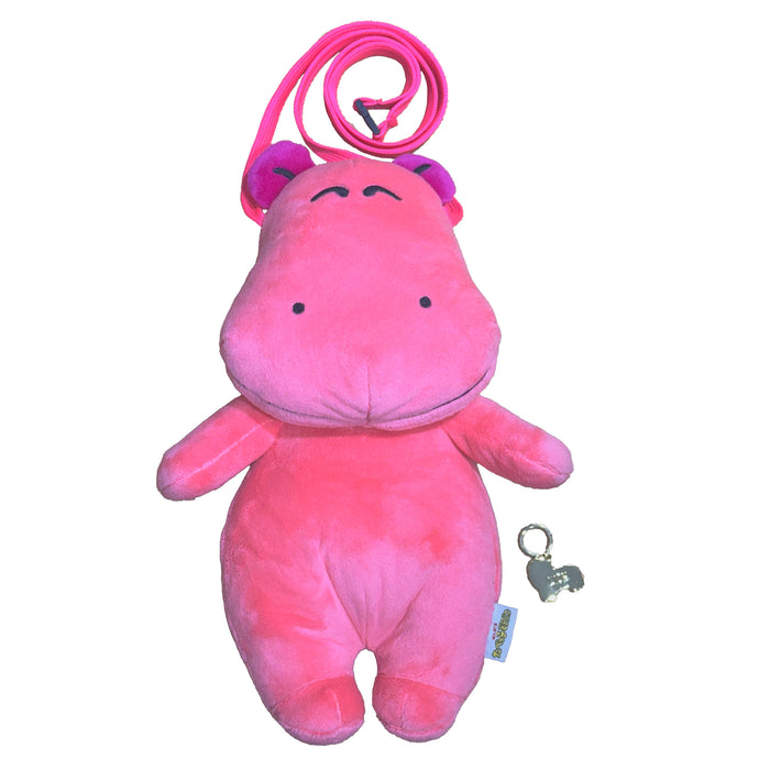 たべっ子どうぶつ 実写ぬいぐるみファスナーポーチ かば