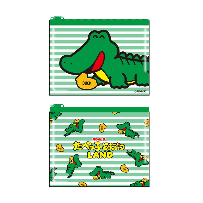 【LAND25】クリアファスナーポーチ わに