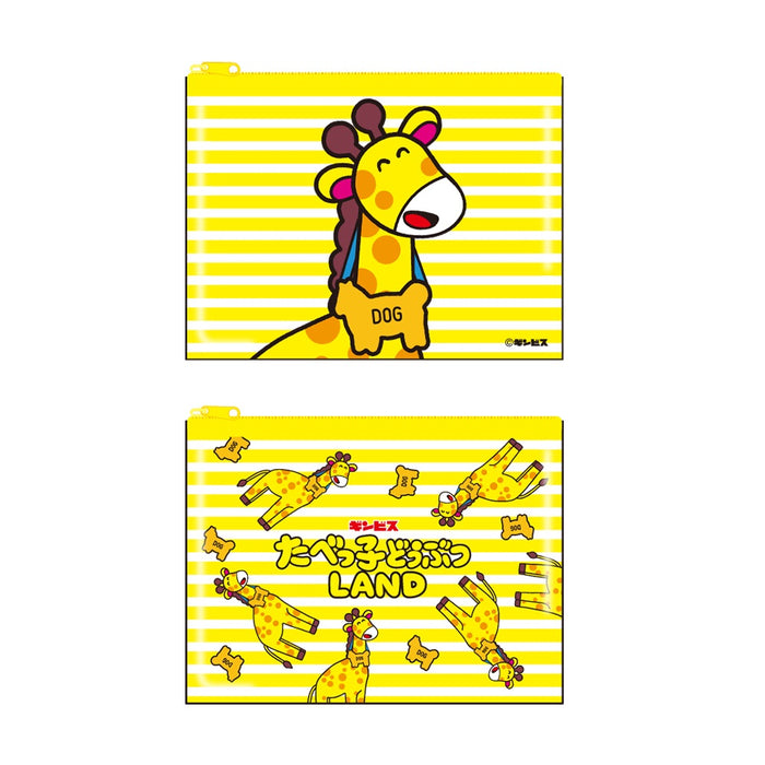 【LAND25】クリアファスナーポーチ きりん