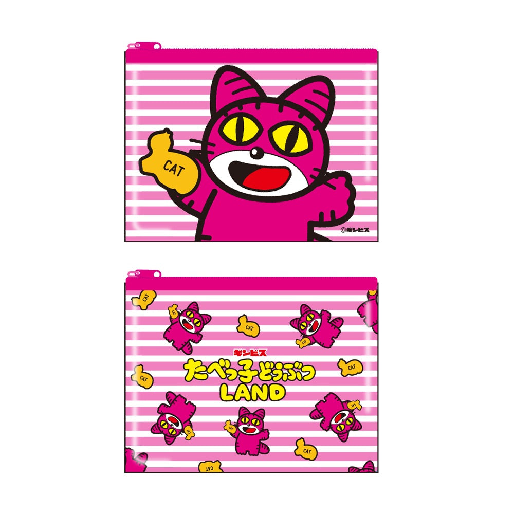 LAND25】クリアファスナーポーチ ねこ– ギンビス・マーケット